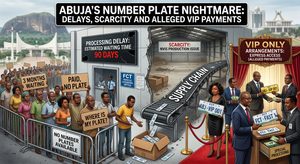 Abuja’s Number Plate Nightmare: Delays, Scarcity and Alleged VIP Payments